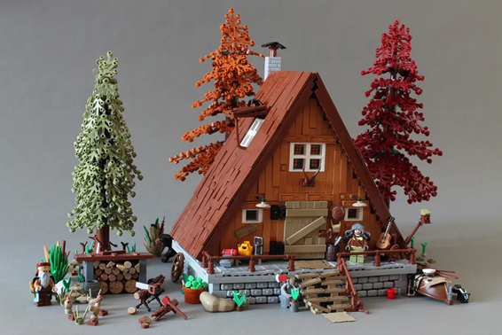 LEGO Ideas 21338: A-Frame Cabin releasing in February